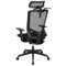 Emma and Oliver Ergonomic Mesh Office Chair-Synchro-Tilt, Pivot Headrest, Adjustable Arms